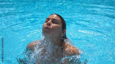 Swimming Naked Porn Videos. . Tits at pool